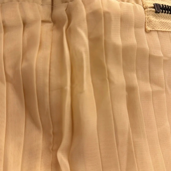 The Kooples Designer A-Line Pleated Yellow Skirt  Women’s size EU38 US 2 - Picture 13 of 13